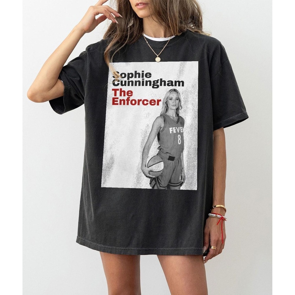 Retro Sophie Cunningham Shirt – Indiana Basketball Black Tee